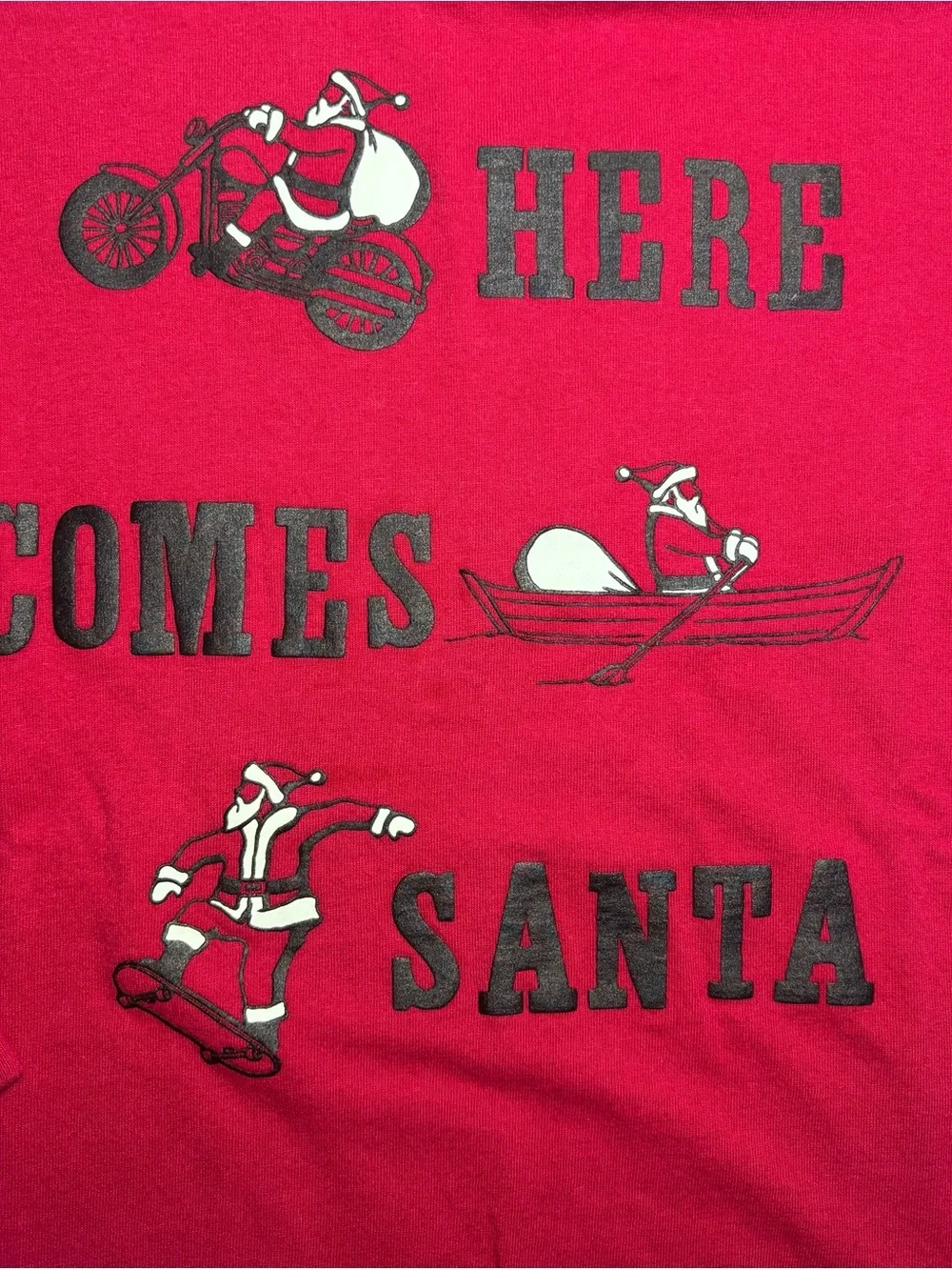 Gymboree Boys Size 5 Christmas Santa Graphic Long Sleeve Shirt G013